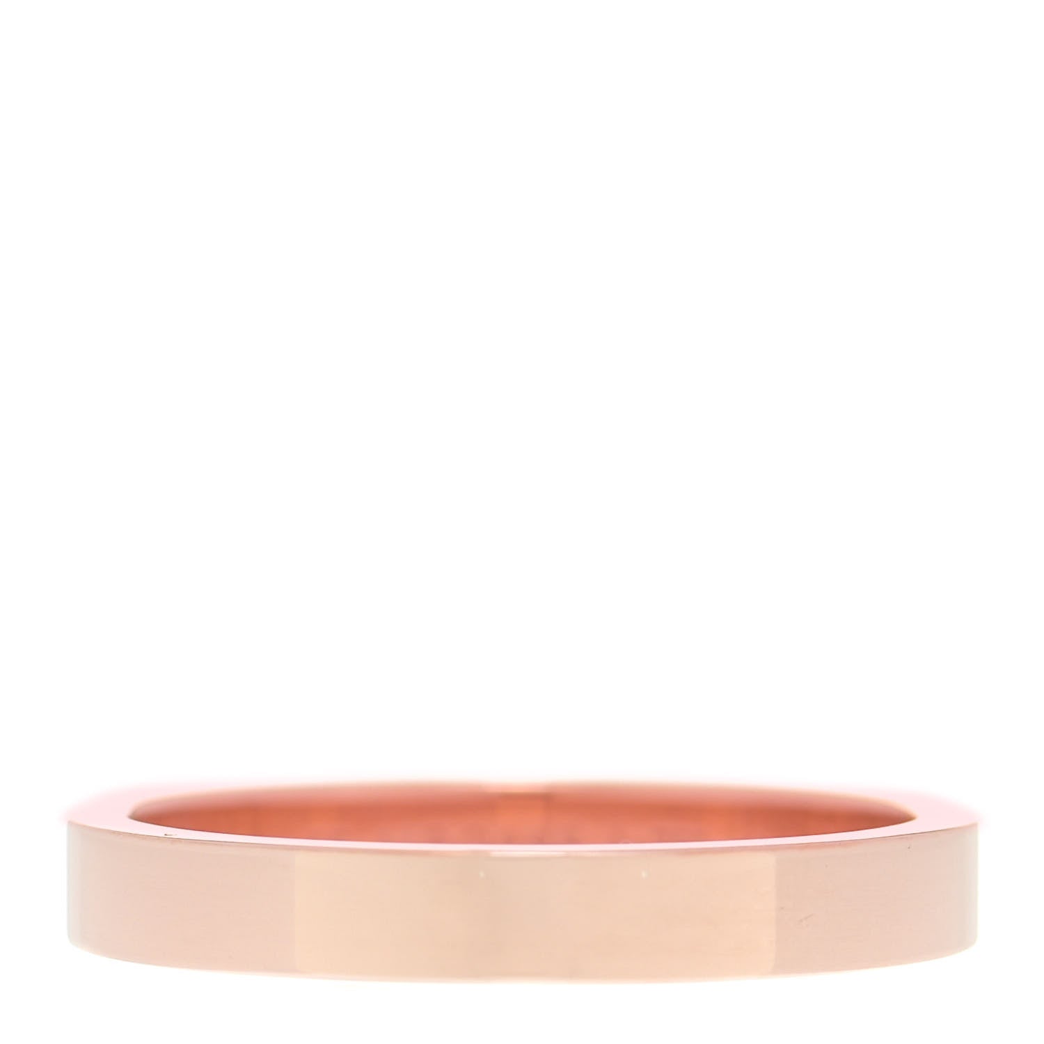 Cartier 18K Pink Gold 3mm C De Cartier Wedding Band Ring 55 7.25 3 of 5