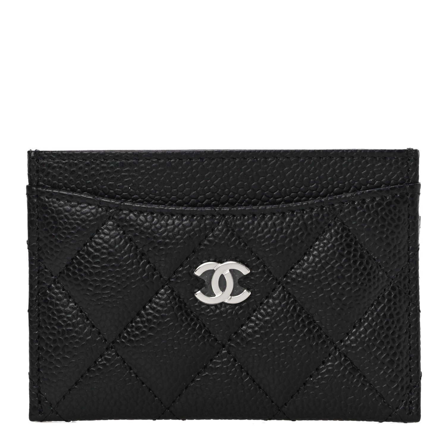Chanel Caviar Quilted Card Holder Black 1 of 12