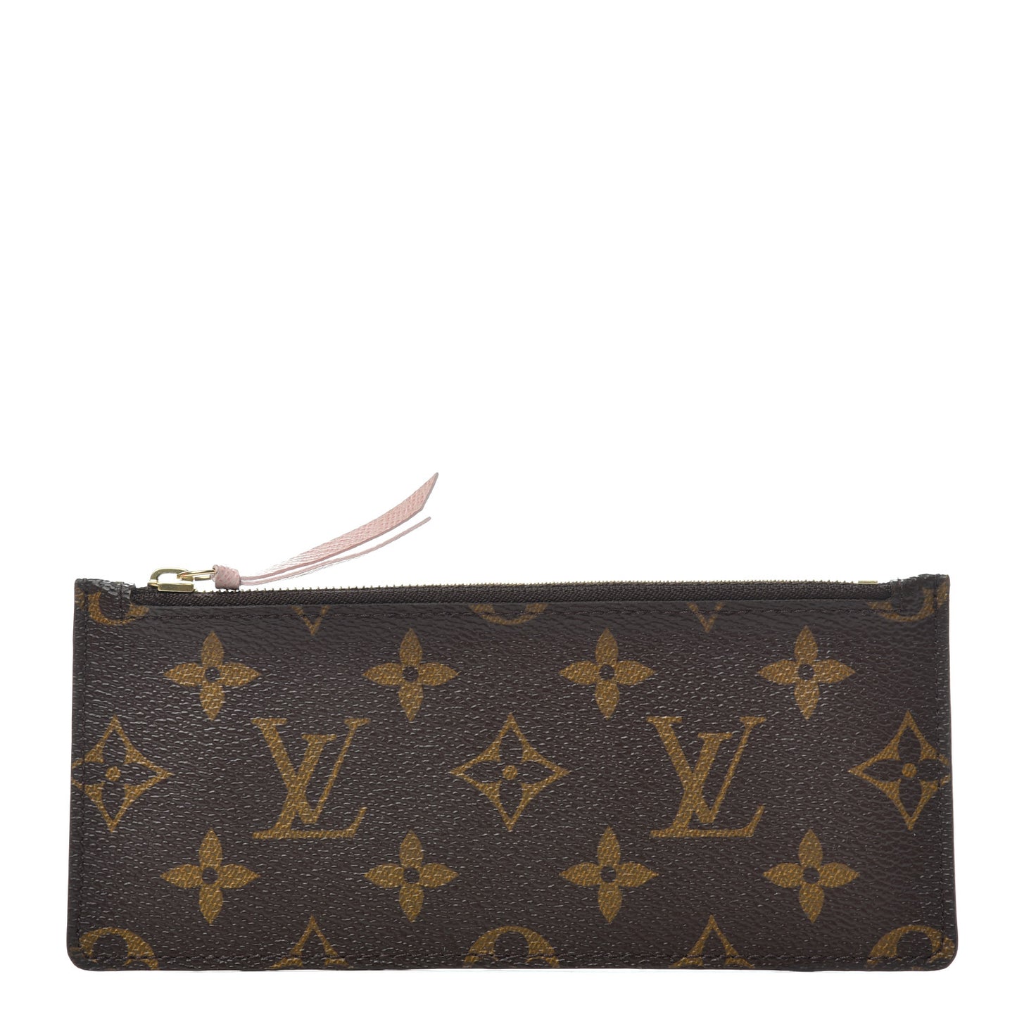 Monogram Josephine Wallet Zippered Insert Rose Ballerine
