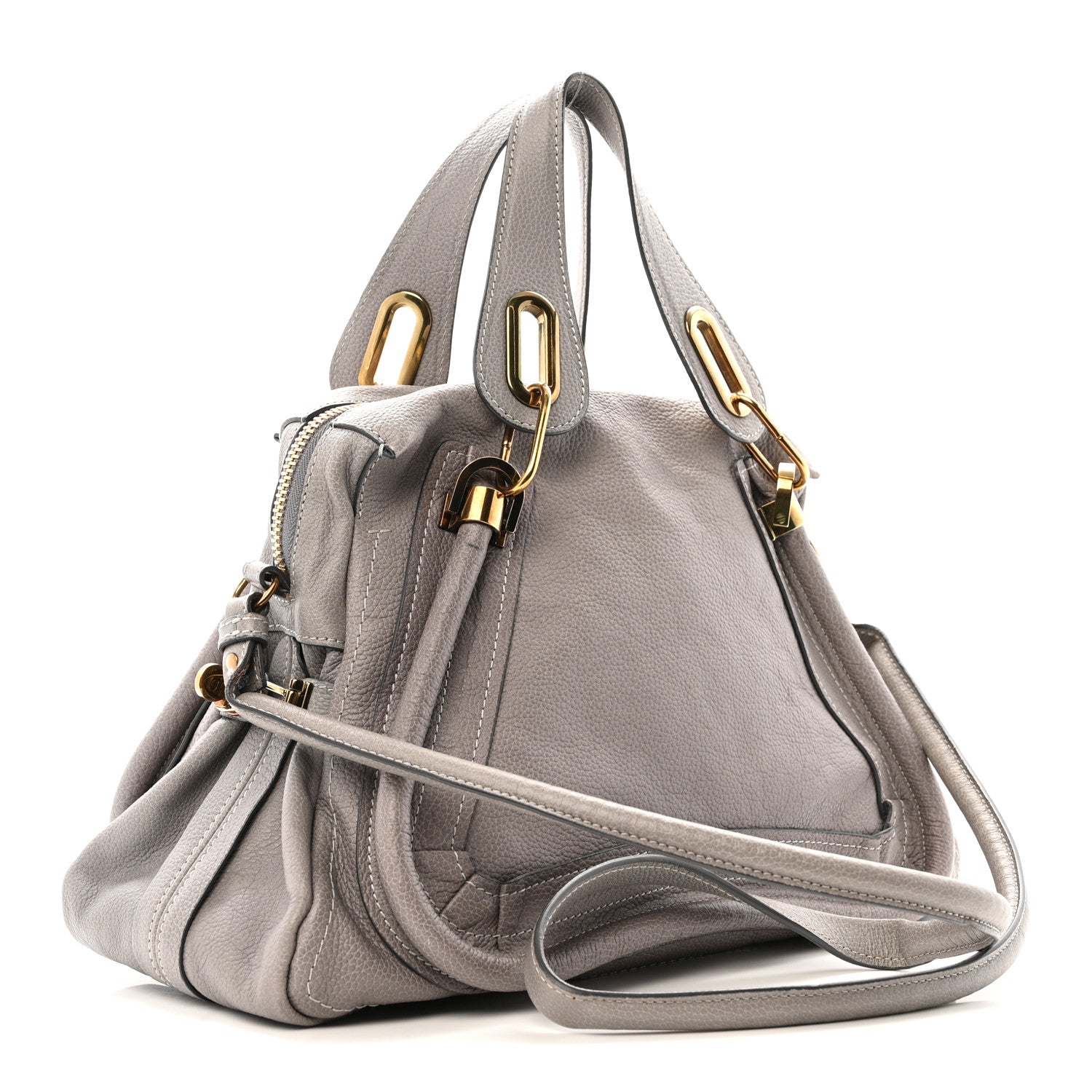 Chloe Calfskin Medium Paraty Cashmere Grey 3 of 14
