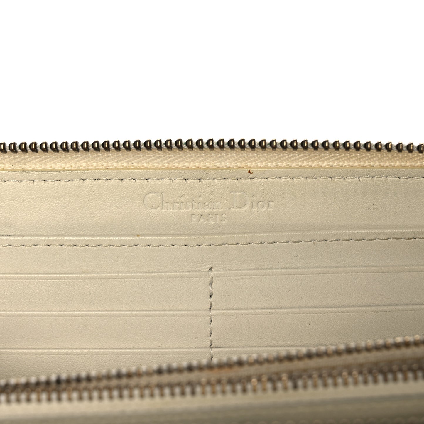 Calfskin Niki De Saint Phalle Love Zip Around Wallet Off White