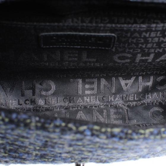 Chanel Tweed Mix Small Flap Blue Green 6 of 8