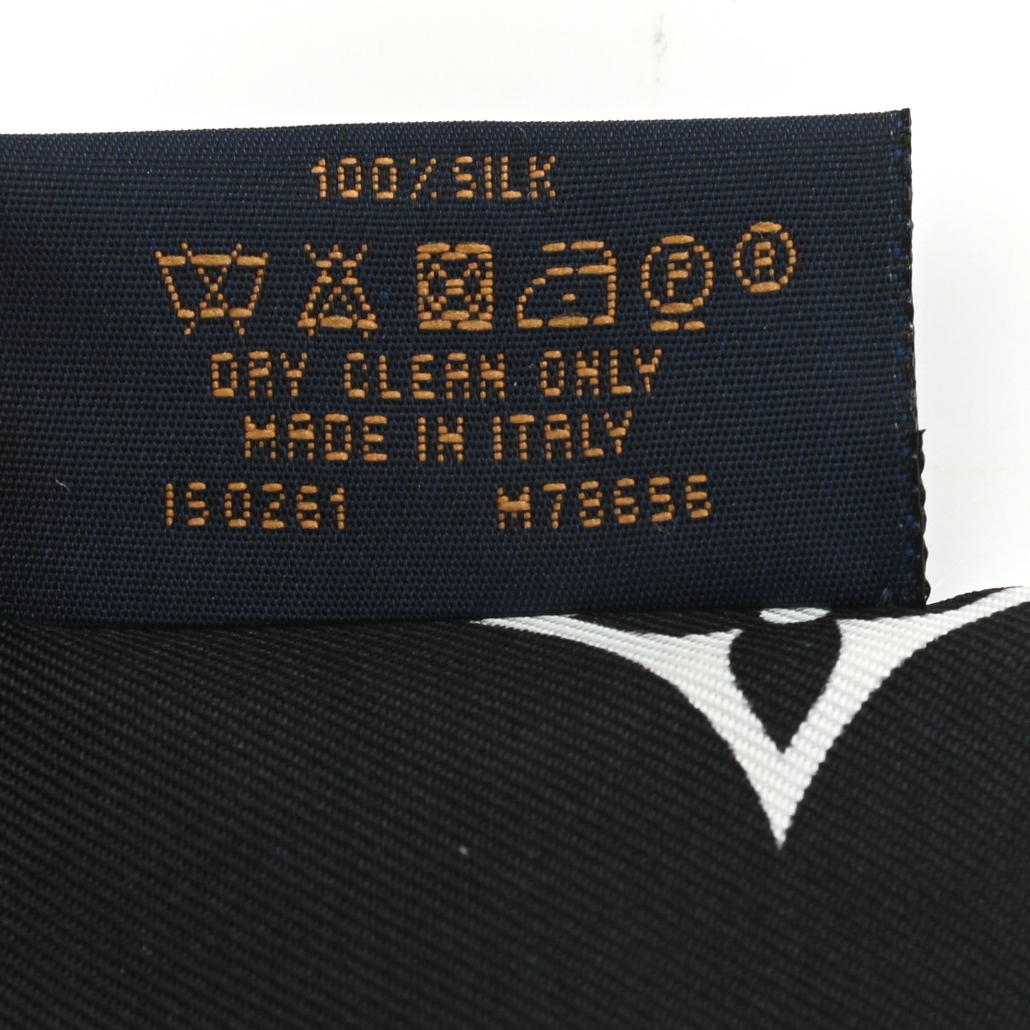 Louis Vuitton Silk Monogram Confidential Bandeau Black 2 of 3