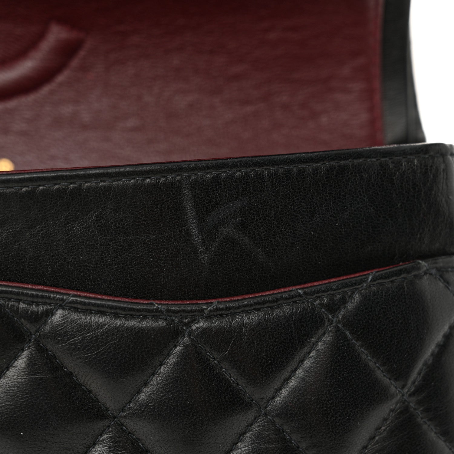 Chanel Lambskin Quilted Medium Double Flap Black 11 of 16