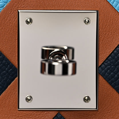 Hermes Swift Epsom Tressage Birkin 30 Gold Bleu de Nord Bleu Indigo 26 of 34