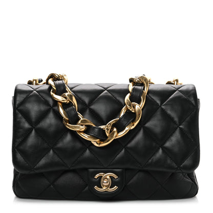 Chanel Lambskin Quilted Large Funky Town Flap Black 1 of 10