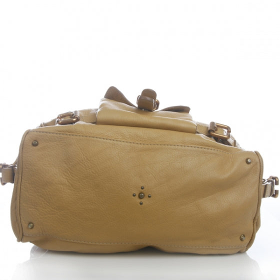 Chloe Leather Paddington Front Pocket Tote Maize Yellow 3 of 11