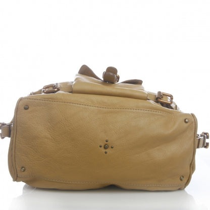 Chloe Leather Paddington Front Pocket Tote Maize Yellow 3 of 11