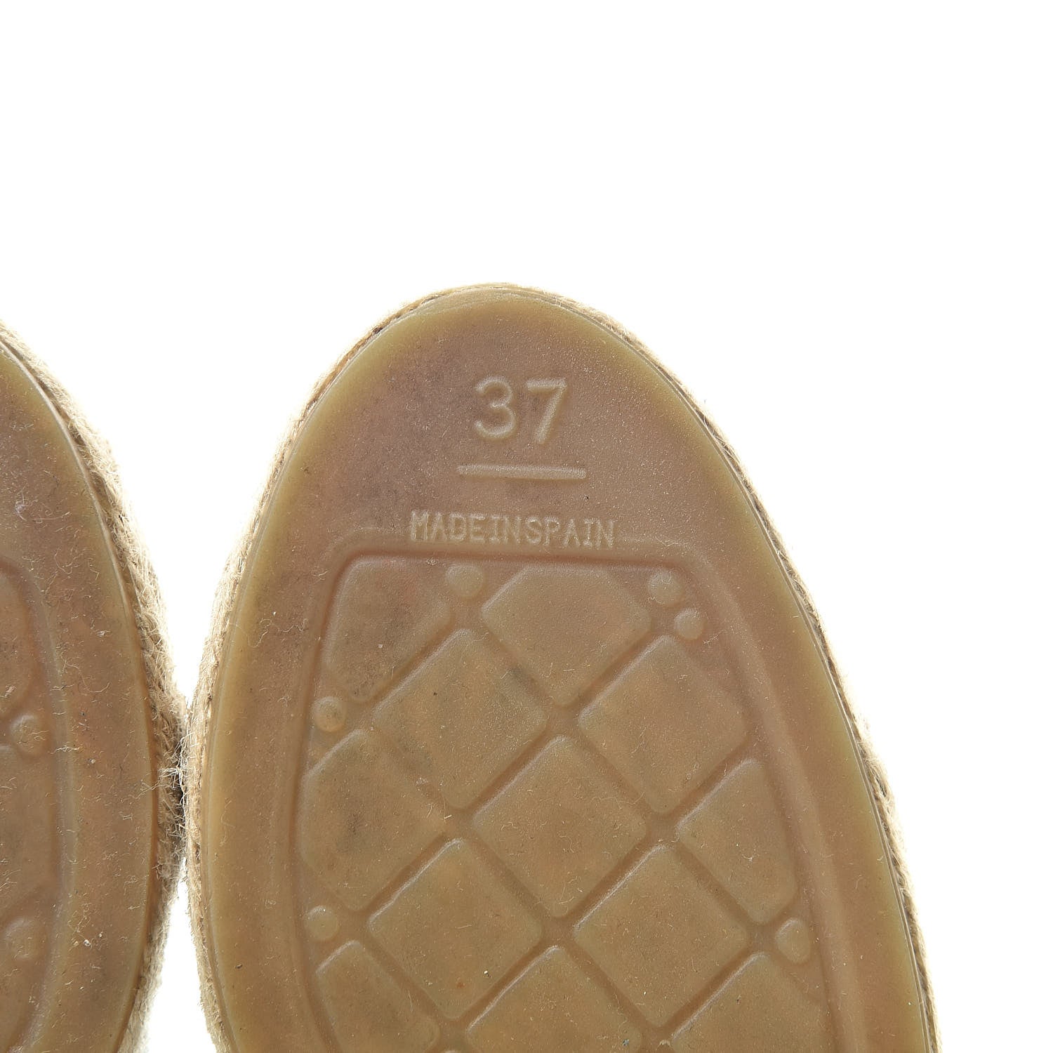 Chanel Lambskin CC Espadrilles 37 Black 6 of 12