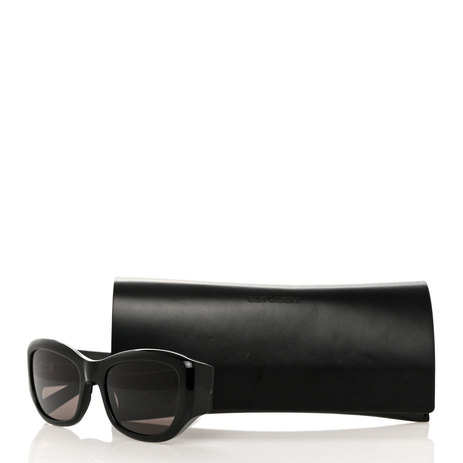 Saint Laurent Acetate Cat Eye Sunglasses SL498 Black 7 of 7