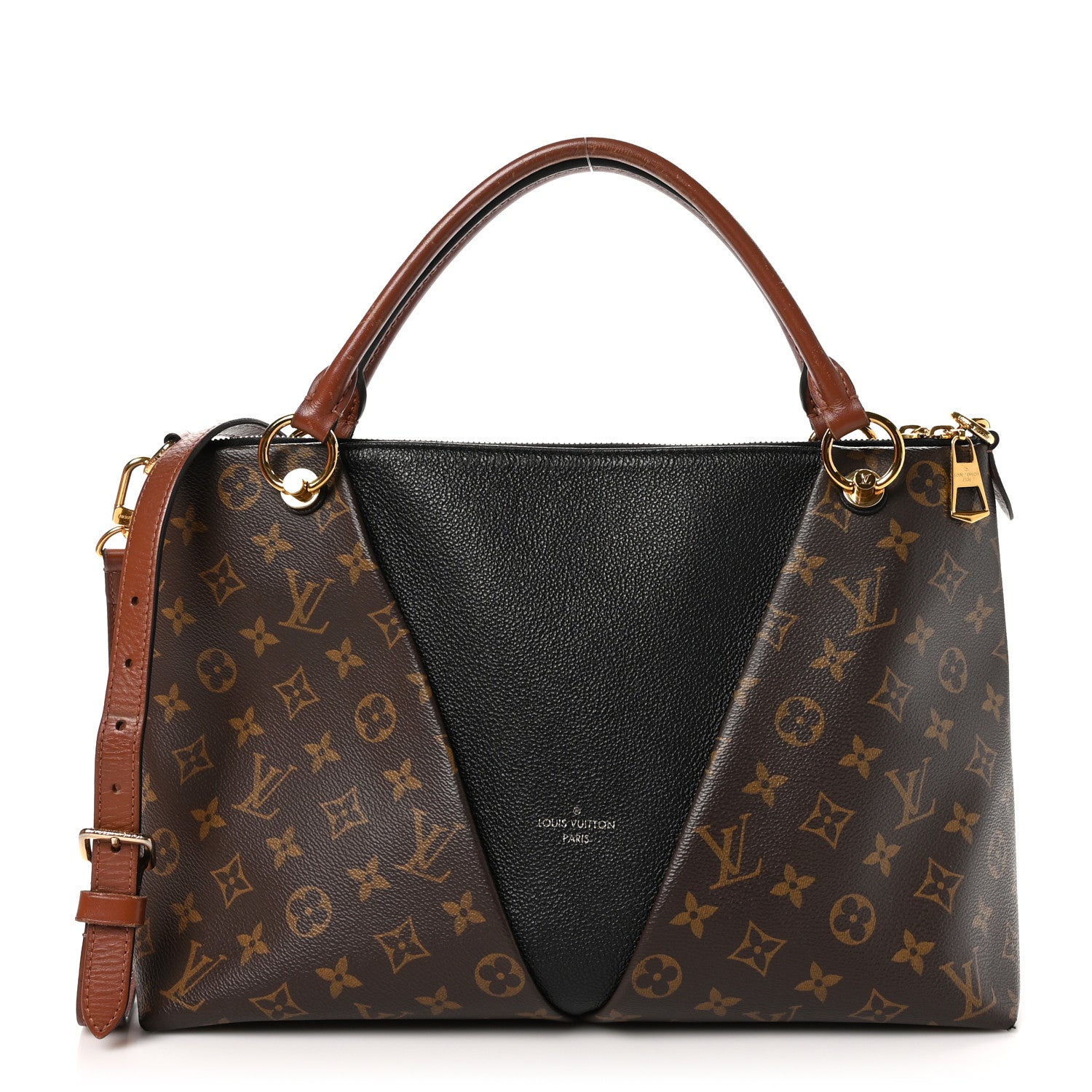Louis Vuitton Monogram V Tote MM Black 1 of 12