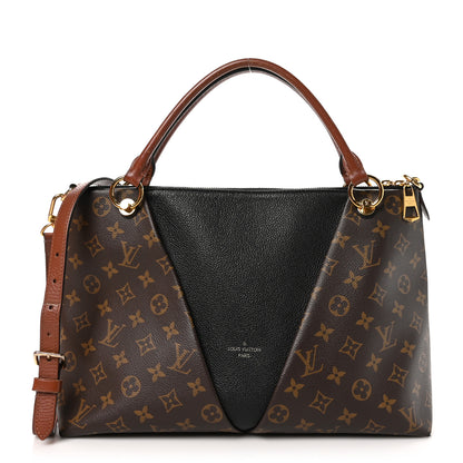 Louis Vuitton Monogram V Tote MM Black 1 of 12