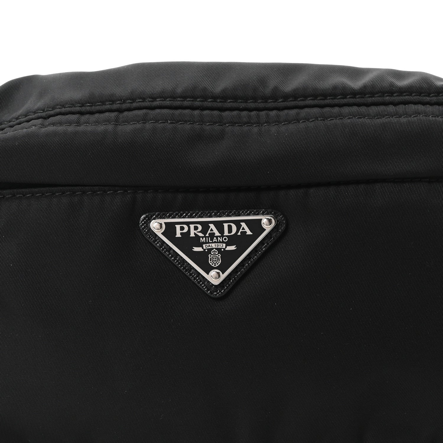 Prada Re-Nylon Saffiano Belt Bag Black 7 of 9