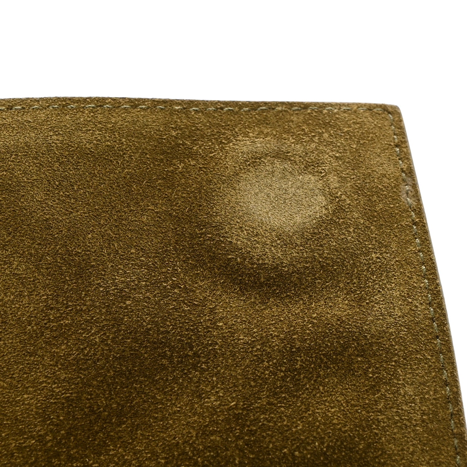 Saint Laurent Smooth Calfskin Suede Small Reversible Monogram Kate Satchel Loden Green 12 of 12