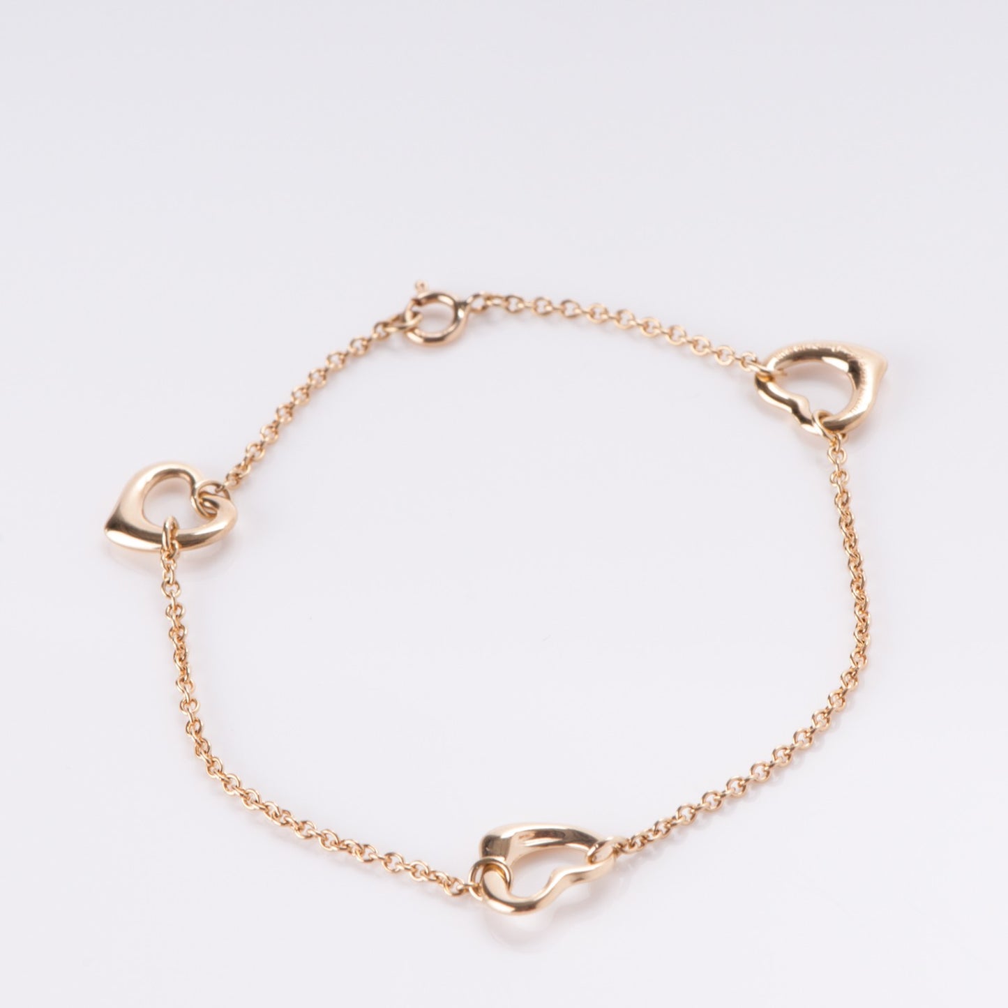 18K Yellow Gold Elsa Peretti Open Heart Bracelet