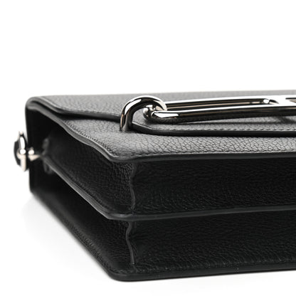 Hermes Taurillon Clemence Sac Roulis 23 Black 7 of 8