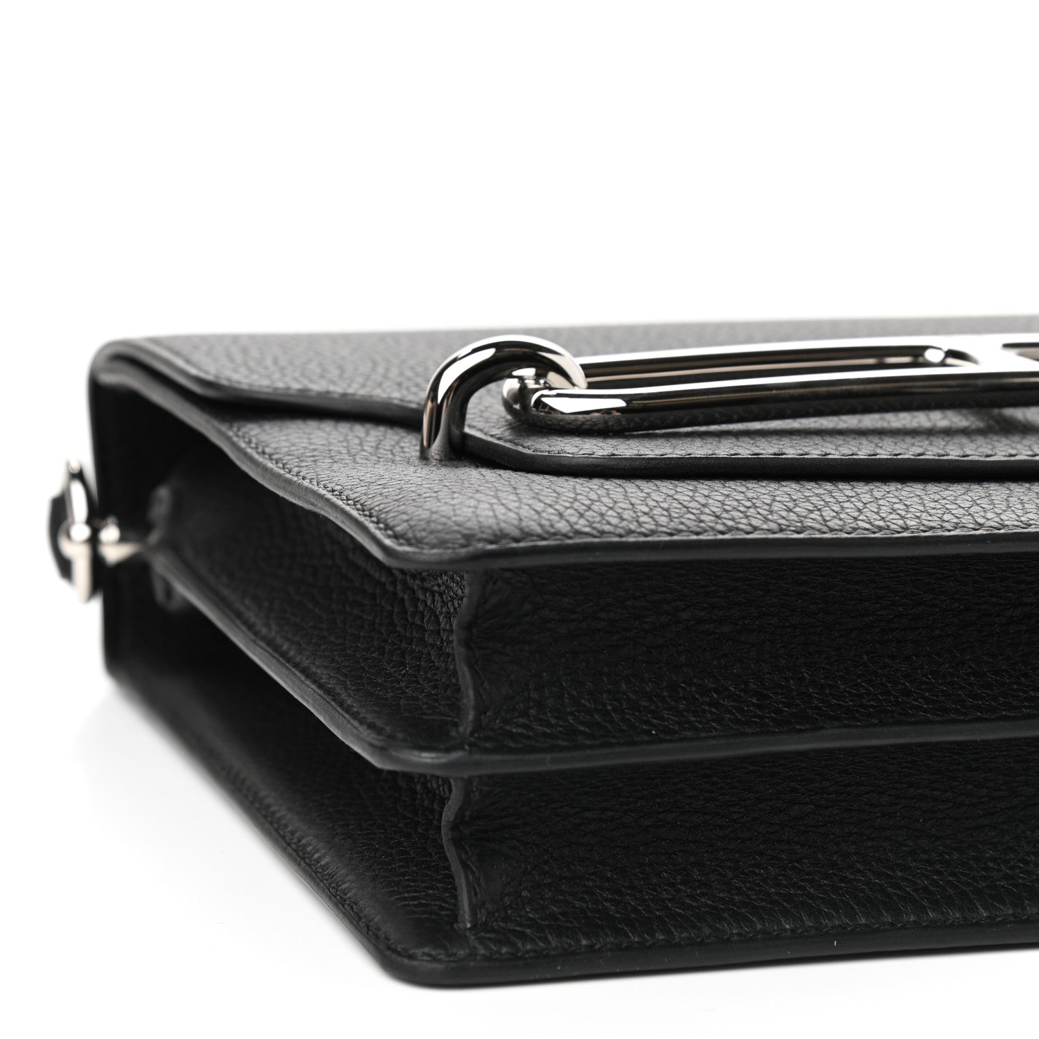 Hermes Taurillon Clemence Sac Roulis 23 Black 8 of 13