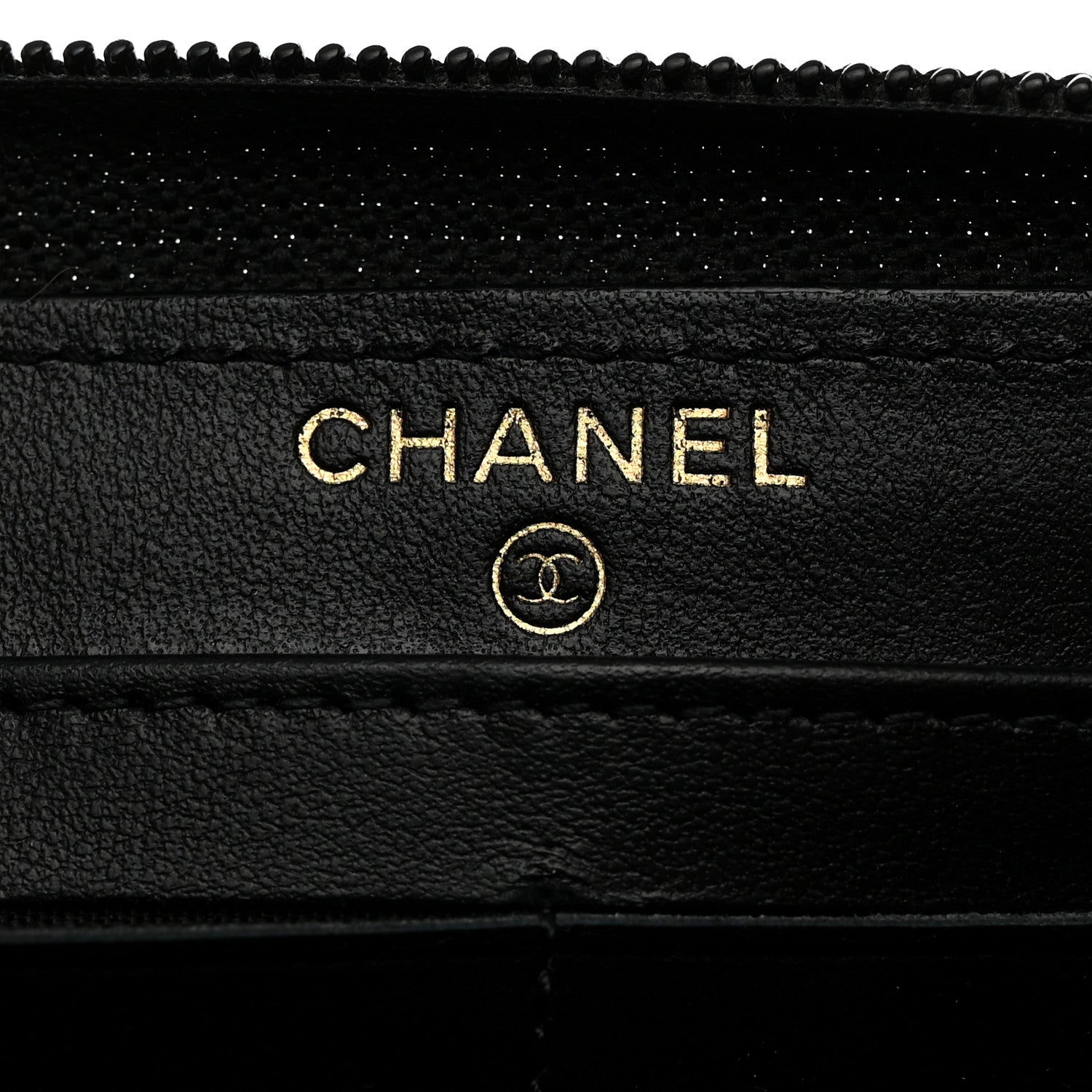 Chanel Caviar Quilted Boy Long Zip Around Wallet Black 6 of 8