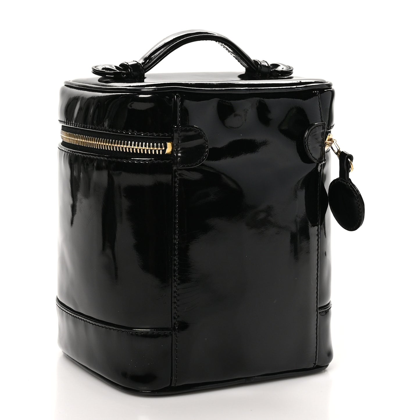 Patent Timeless Vanity Cosmetic Case Black