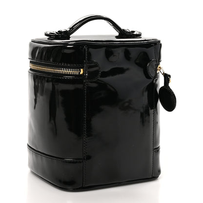 Chanel Patent Timeless Vanity Cosmetic Case Black 3 of 11