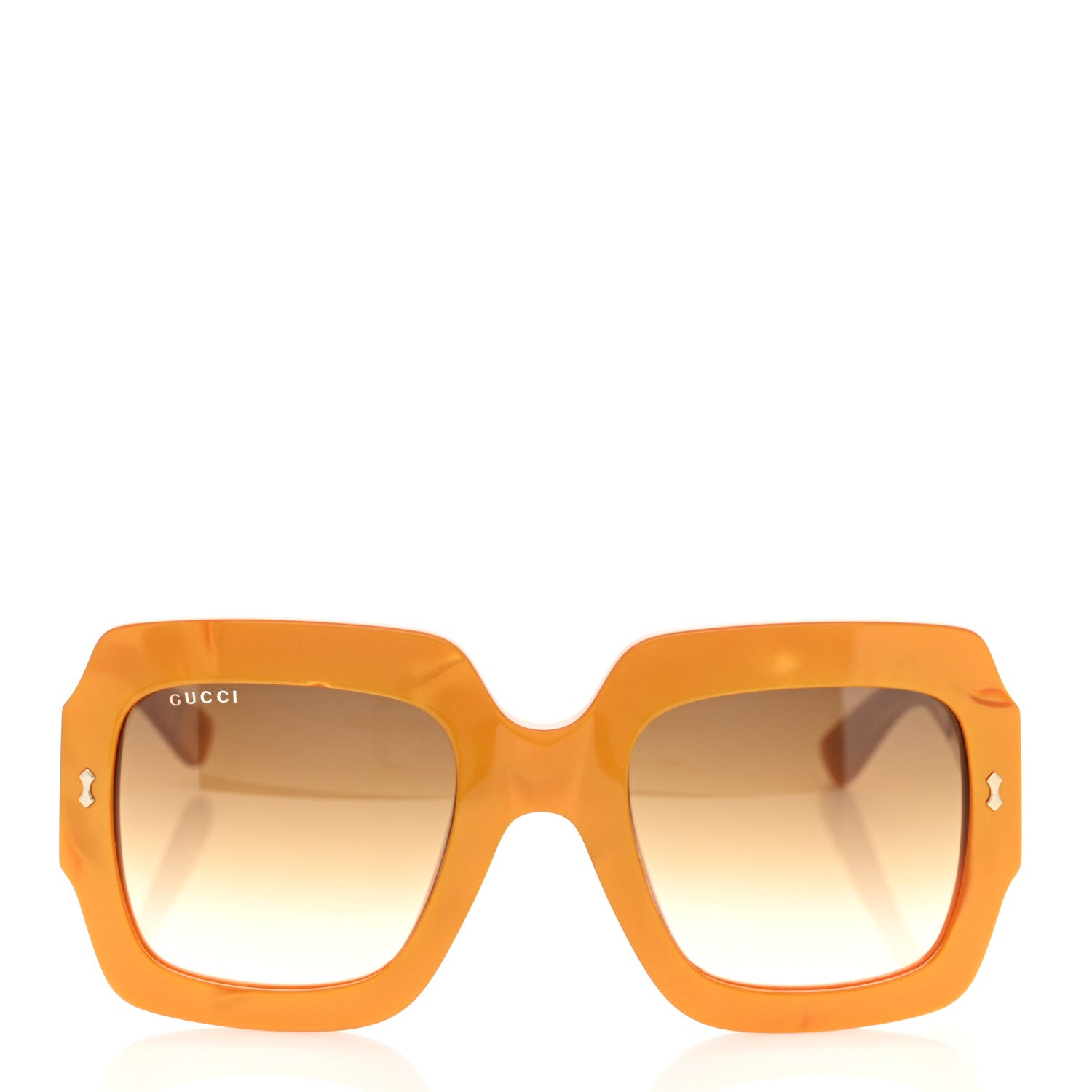 Gucci Acetate Square Sunglasses GG1111S Yellow 2 of 8
