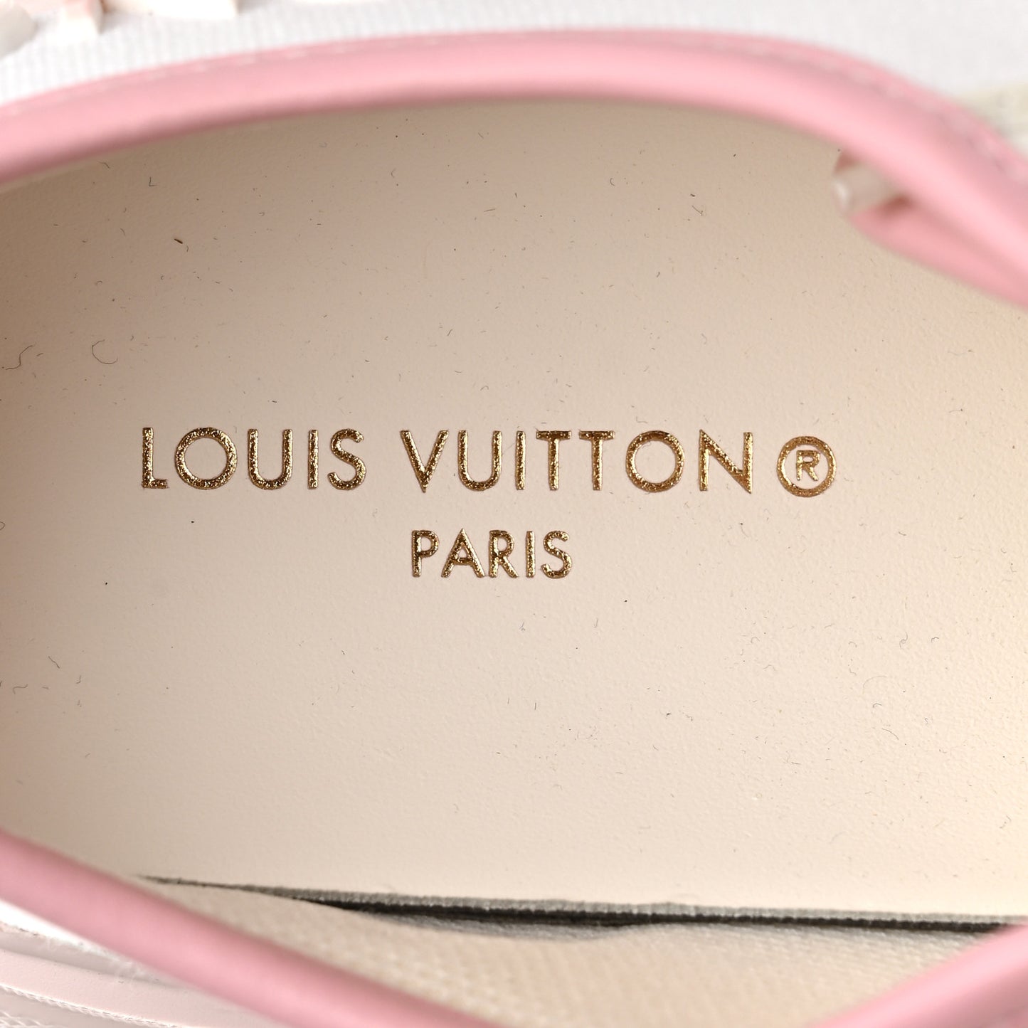 Canvas LV Squad Sneakers 38 White Pink