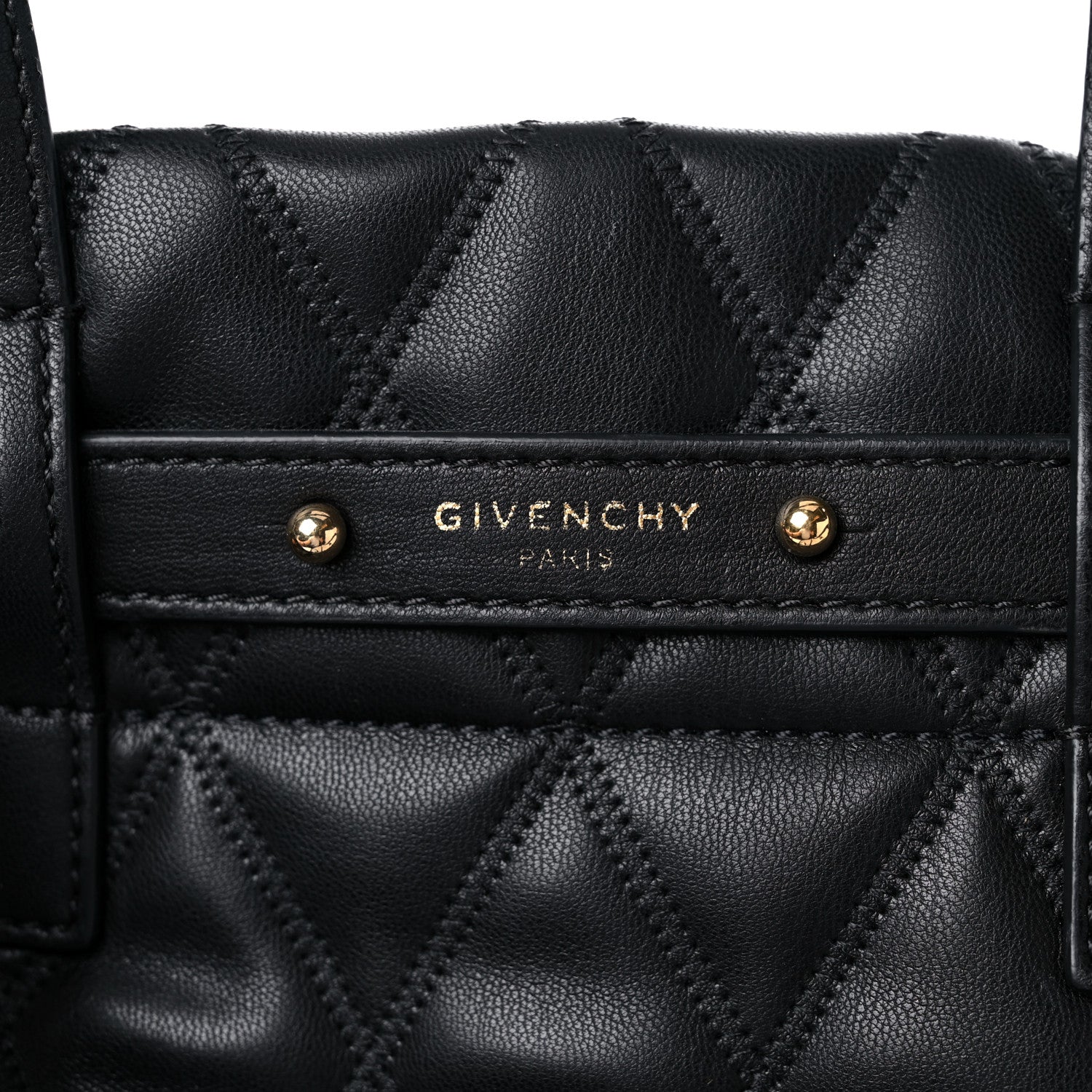 Givenchy Rubberized Canvas Quilted Duo Backpack Black 12 of 13