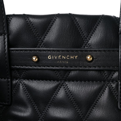Givenchy Rubberized Canvas Quilted Duo Backpack Black 12 of 13
