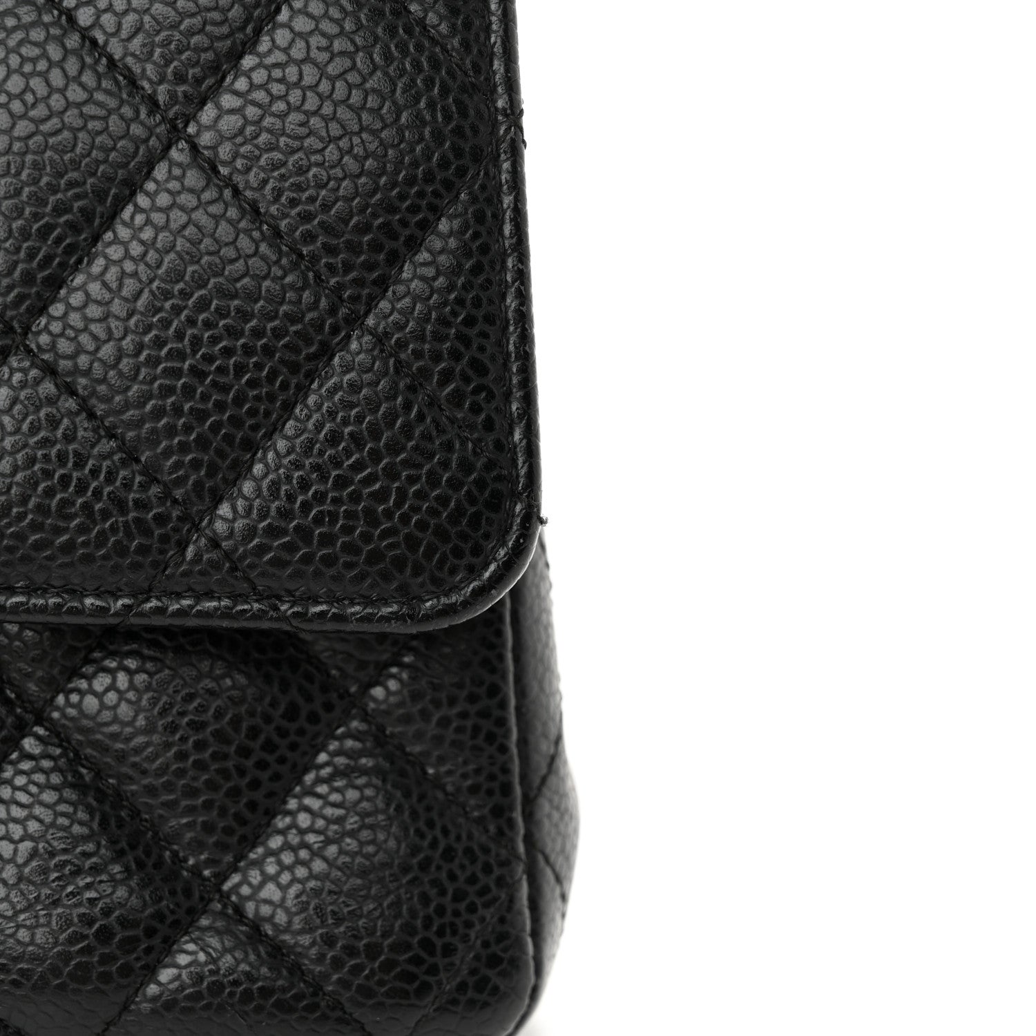 Chanel Caviar Quilted Medium Double Flap Black 11 of 13