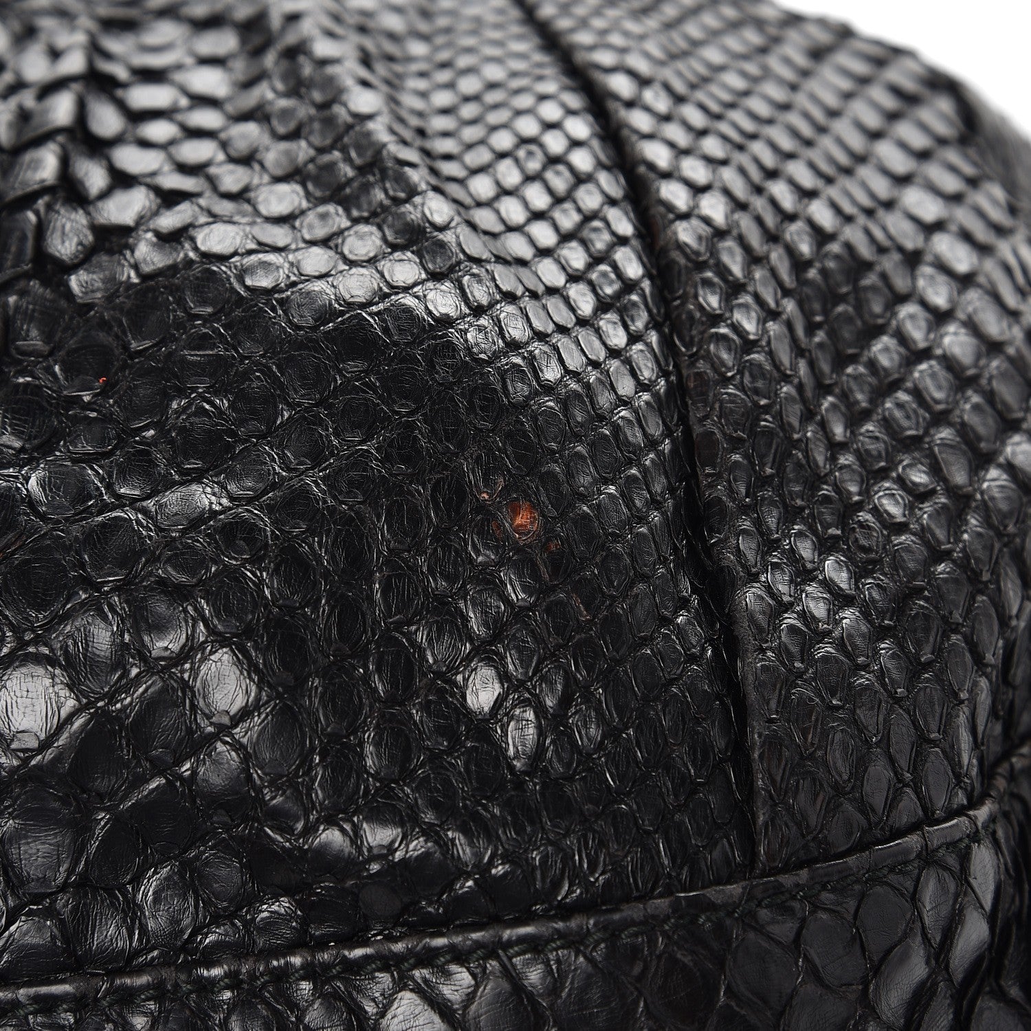 Gucci Python Icon Bit Shoulder Bag Black 9 of 10
