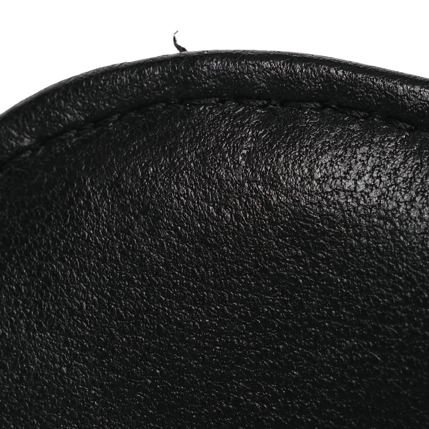 Lambskin Quilted Pearl Crush Waist Bag Black