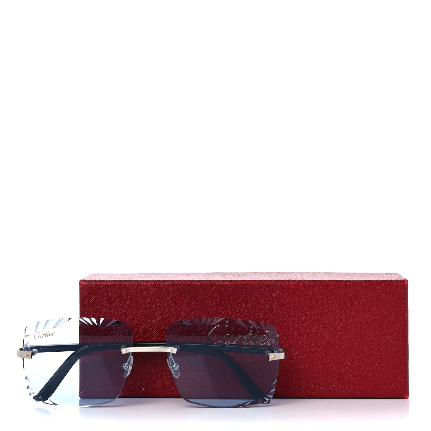 Rimless Sunglasses Blue