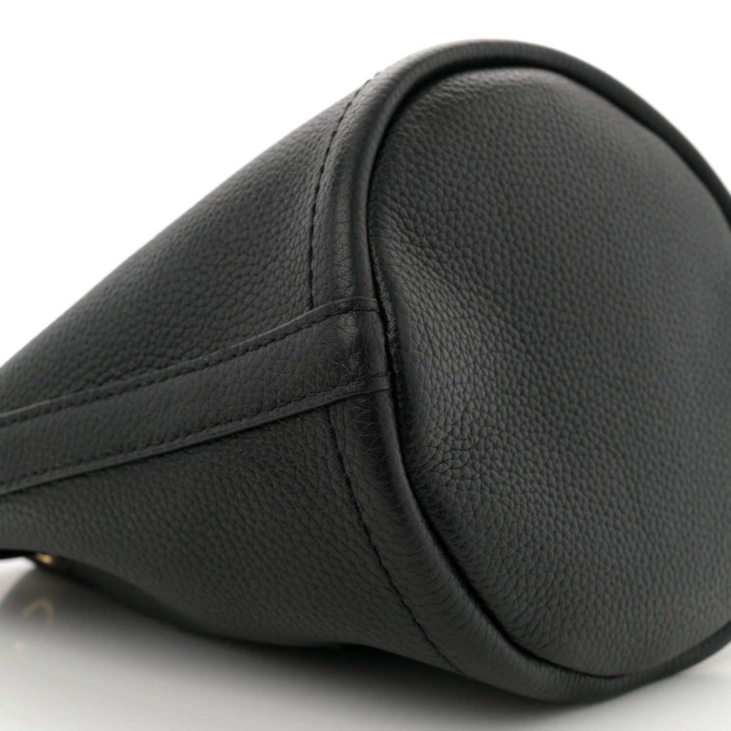 Marc Jacobs Grained Calfskin Mini The Bucket Bag Black 9 of 10