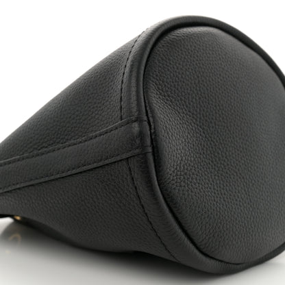 Marc Jacobs Grained Calfskin Mini The Bucket Bag Black 9 of 10