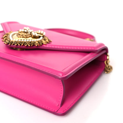 Dolce & Gabbana Smooth Calfskin Small Devotion Envelope Top Handle Bag Pink 8 of 9