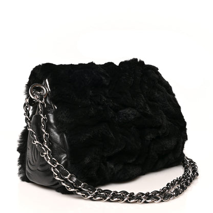 Chanel Fur Small Ultimate Soft Tote Black 2 of 9