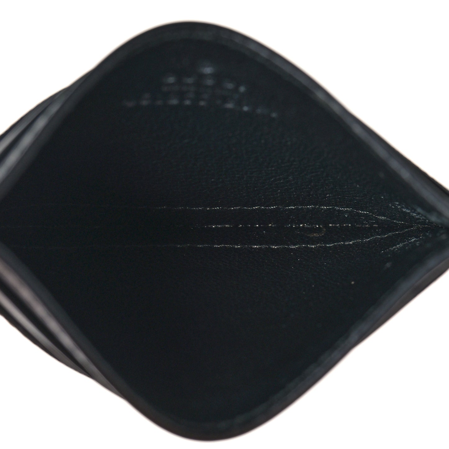 GG Supreme Monogram Bee Print Card Holder Black