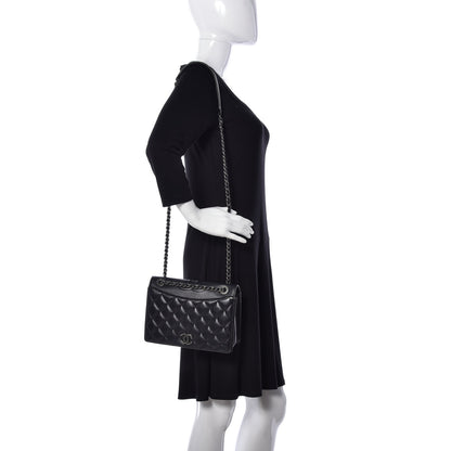 Chanel Calfskin Quilted Ballerine Flap Black 2 of 9