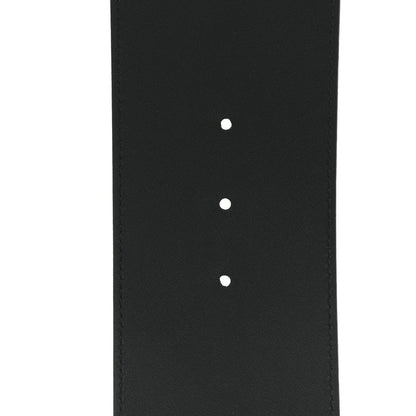 Gucci Moon Calfskin Pearl Double G 70mm Belt 75 30 Black Cream 4 of 4