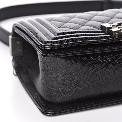 Chanel Caviar Quilted Small Boy Flap Black 8 of 11