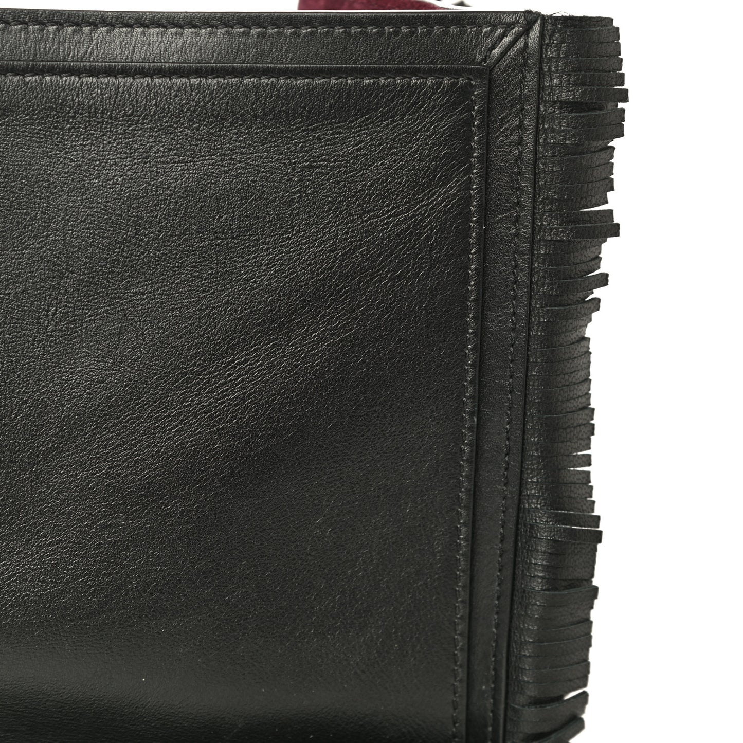Calfskin The Rope Crossbody Bag Black