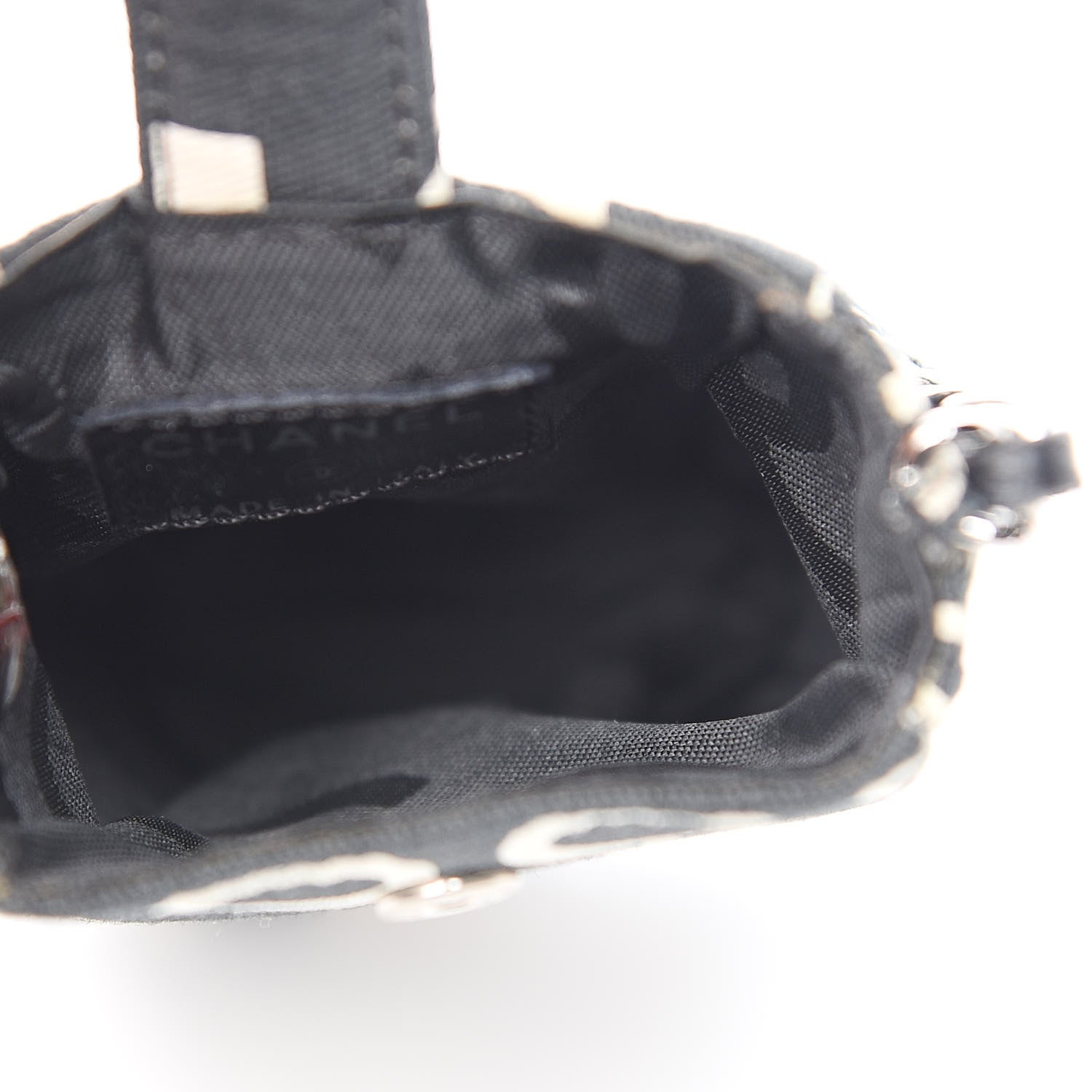 Chanel Canvas 31 Rue Cambon Phone Holder Black 5 of 9