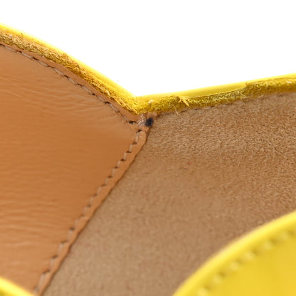 Christian Louboutin Patent Hot Chick 100 Pumps 38 Citrus 9 of 10