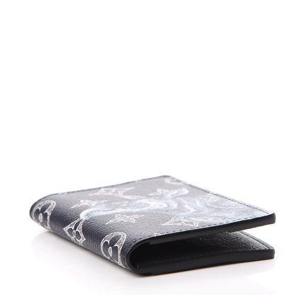Louis Vuitton Savane Monogram Chapman Rhinoceros Pocket Organizer Encre 4 of 8