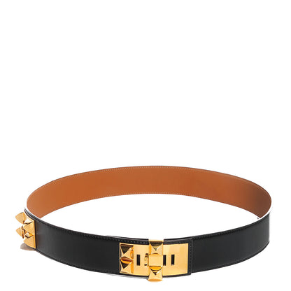 Hermes Box Collier De Chien CDC Belt 90 Black 1 of 5