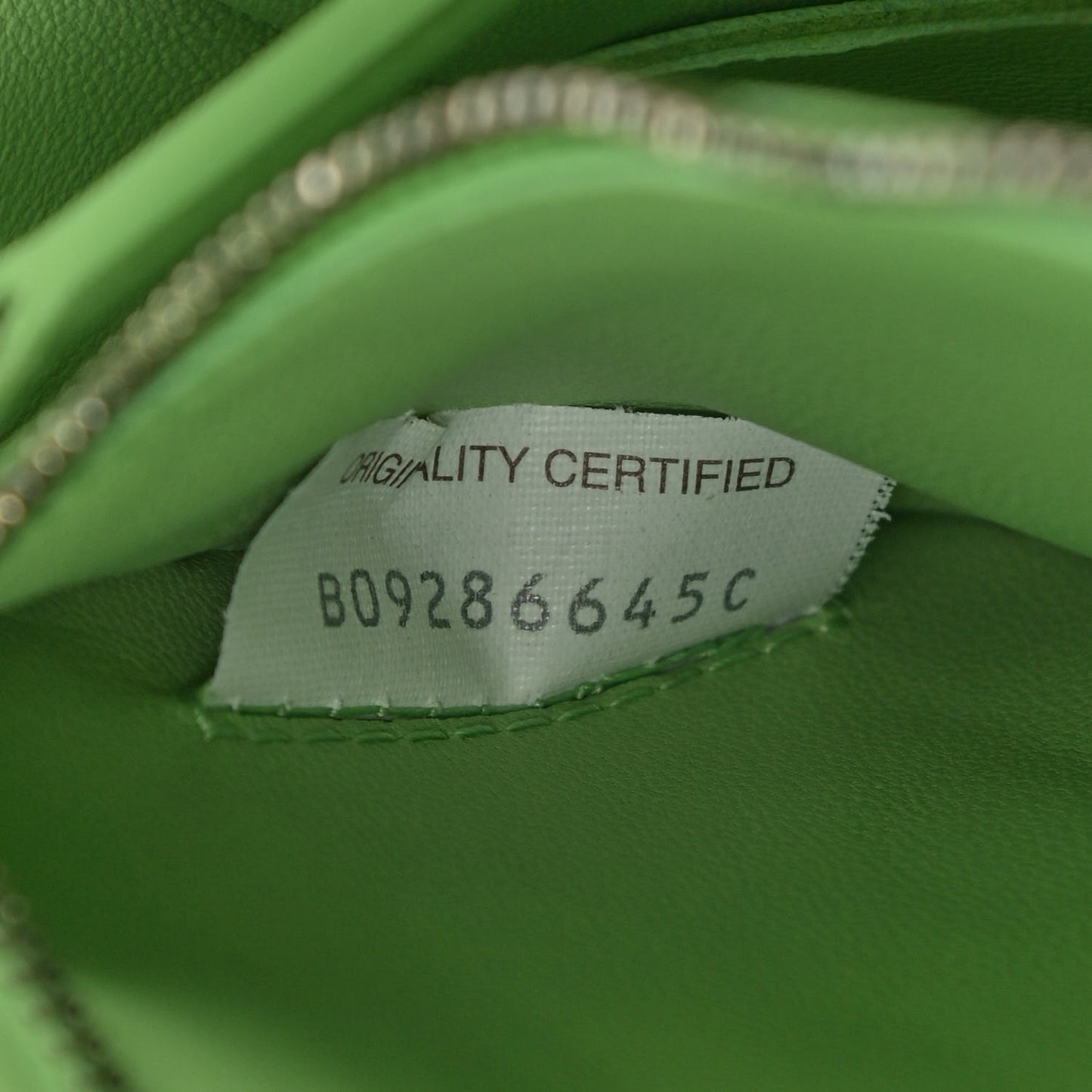Nappa Maxi Intreccio Cassette Bag Pistachio