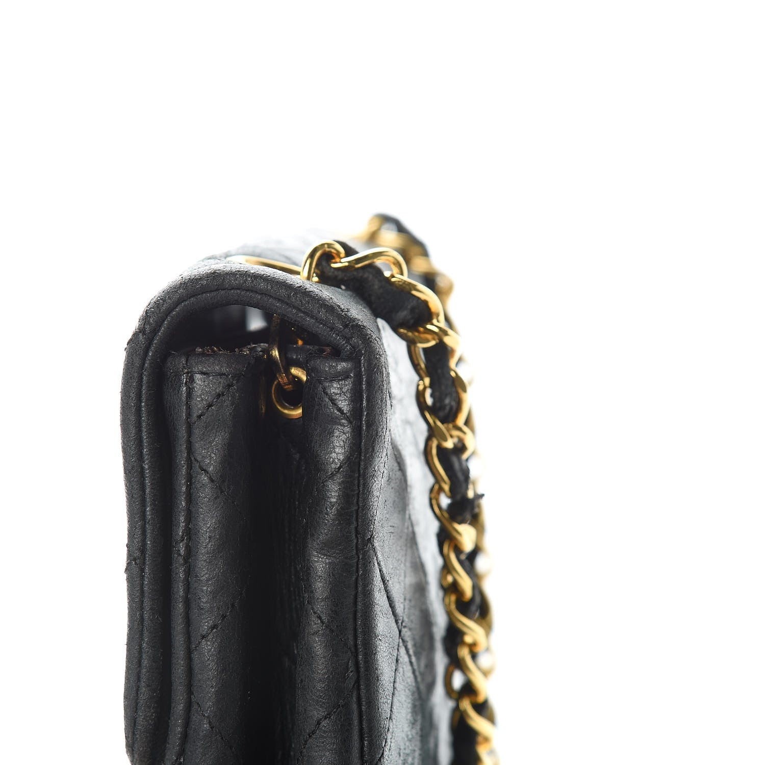 Chanel Lambskin Quilted Mini Square Flap Black 12 of 14