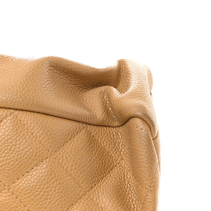 Chanel Caviar Quilted Petit Shopping Tote PST Dark Beige 16 of 16
