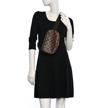 Louis Vuitton Damier Ebene Pochette Gange 2 of 9