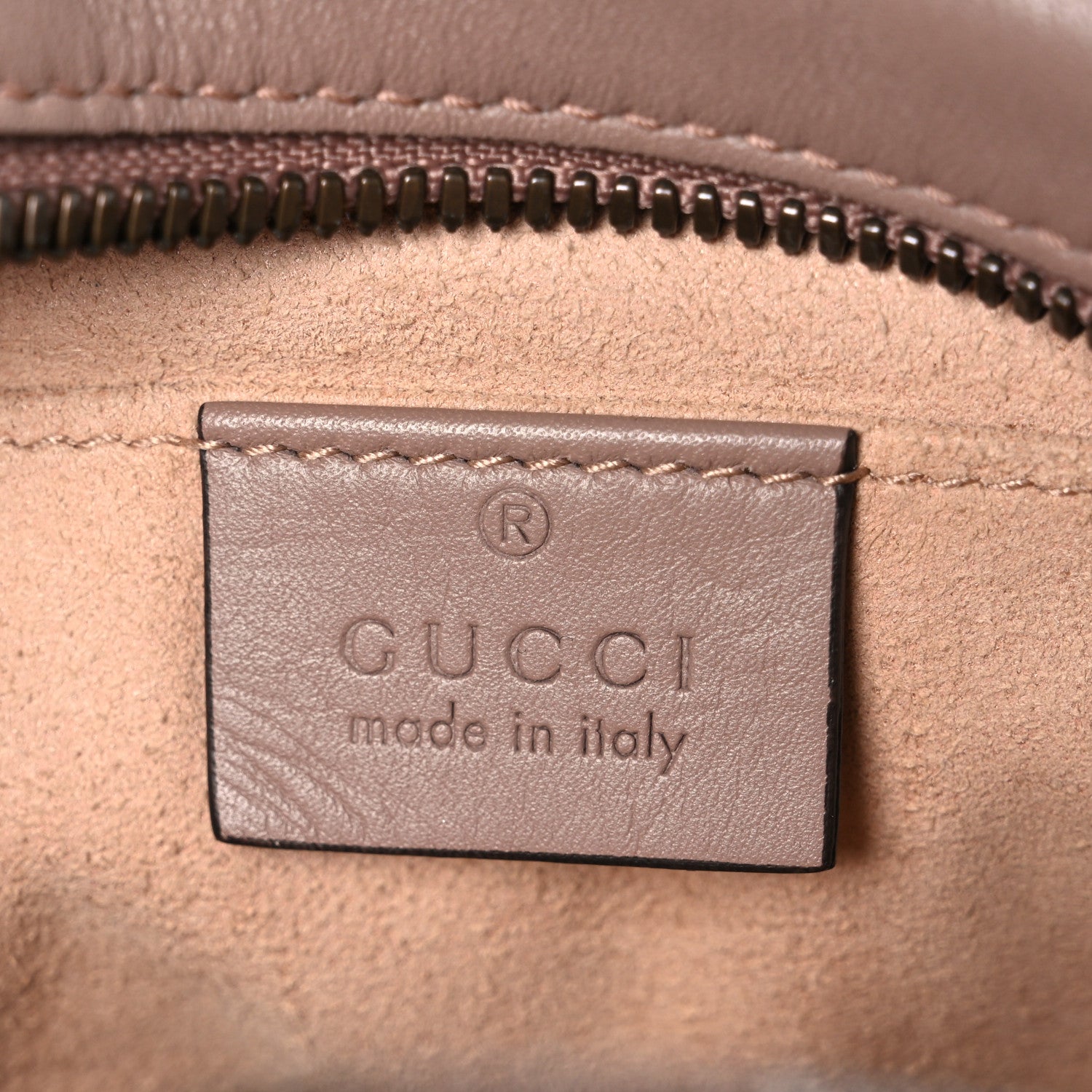 Gucci Calfskin Matelasse Small GG Marmont Chain Shoulder Bag Porcelain Rose 5 of 10